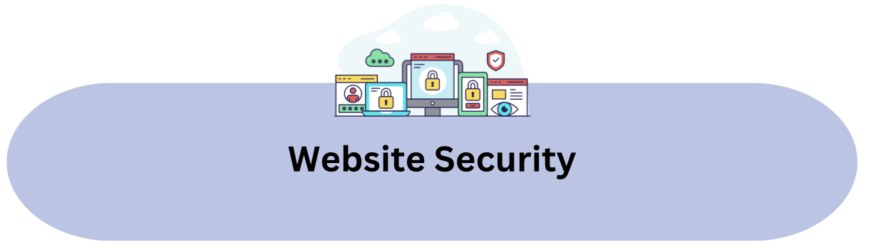 Multiple devices screens with locks symbolize the utmost importance of web security for a website